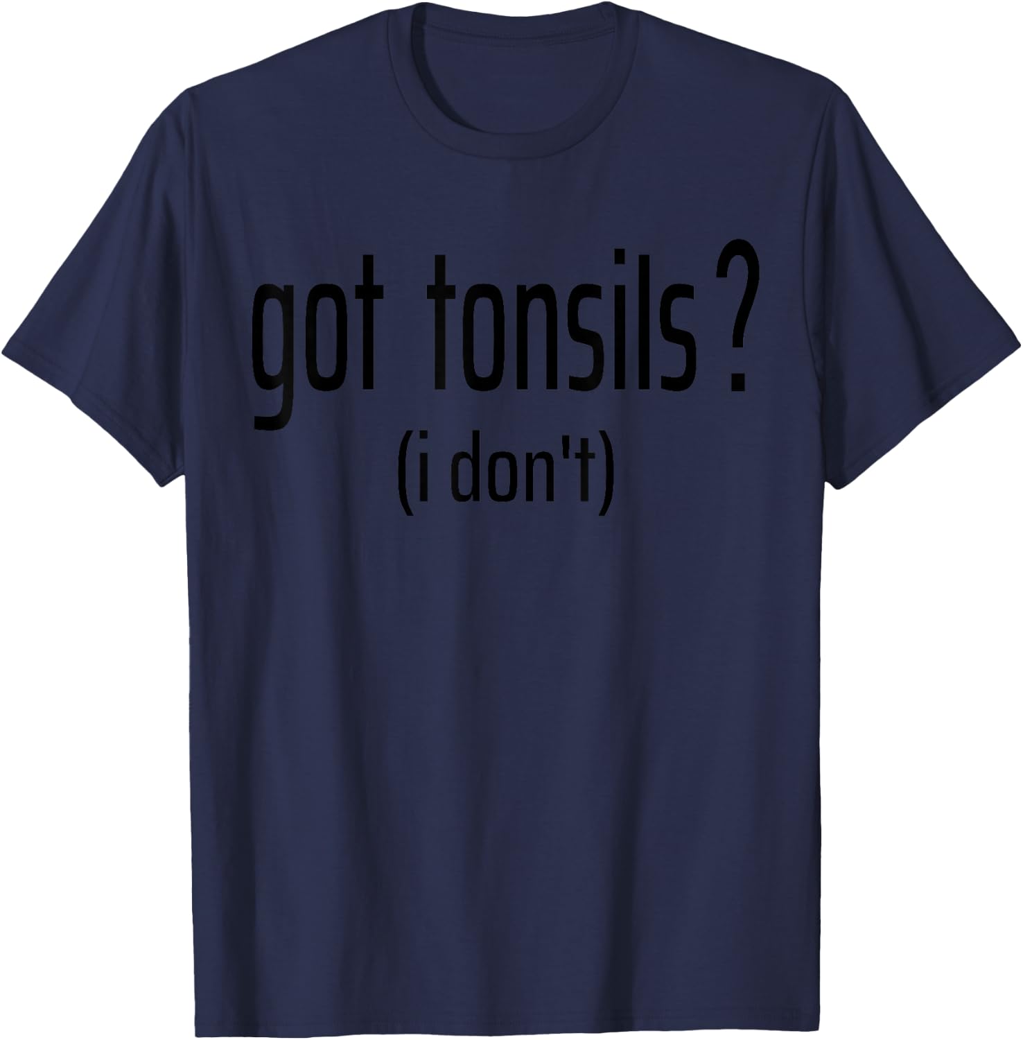 Funny Tonsil Surgery Tonsillectomy Tonsils Removed T-Shirt - T-Shirt | Navy