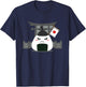 Angry Onigiri - Kawaii Japanese Food T-Shirt - T-Shirt | Navy