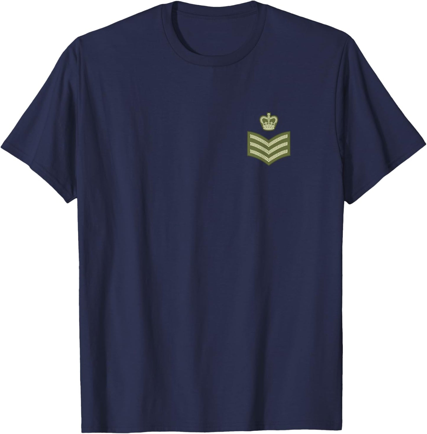 British Army Staff Sergeant OR7 rank T-Shirt - T-Shirt | Navy