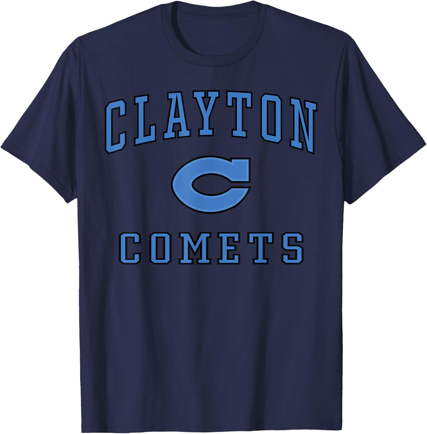 Clayton High School Comets T-Shirt - T-Shirt | Navy