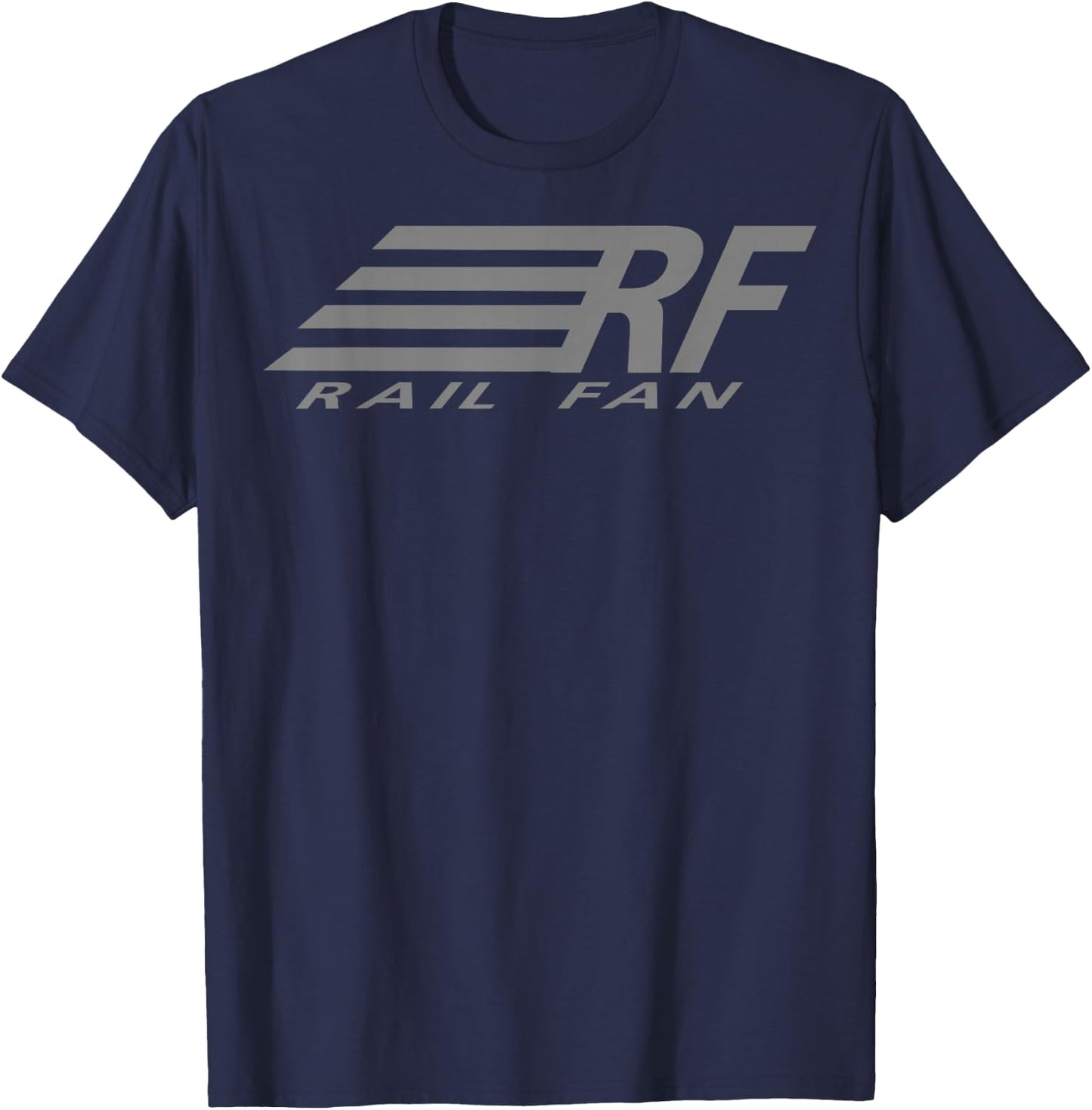 Railroad Train Enthusiast RailFan T shirt T-Shirt - T-Shirt | Navy