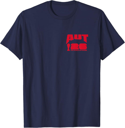Kids FIFA World CUP26 Austria Ball in Goal T-Shirt - T-Shirt | Navy