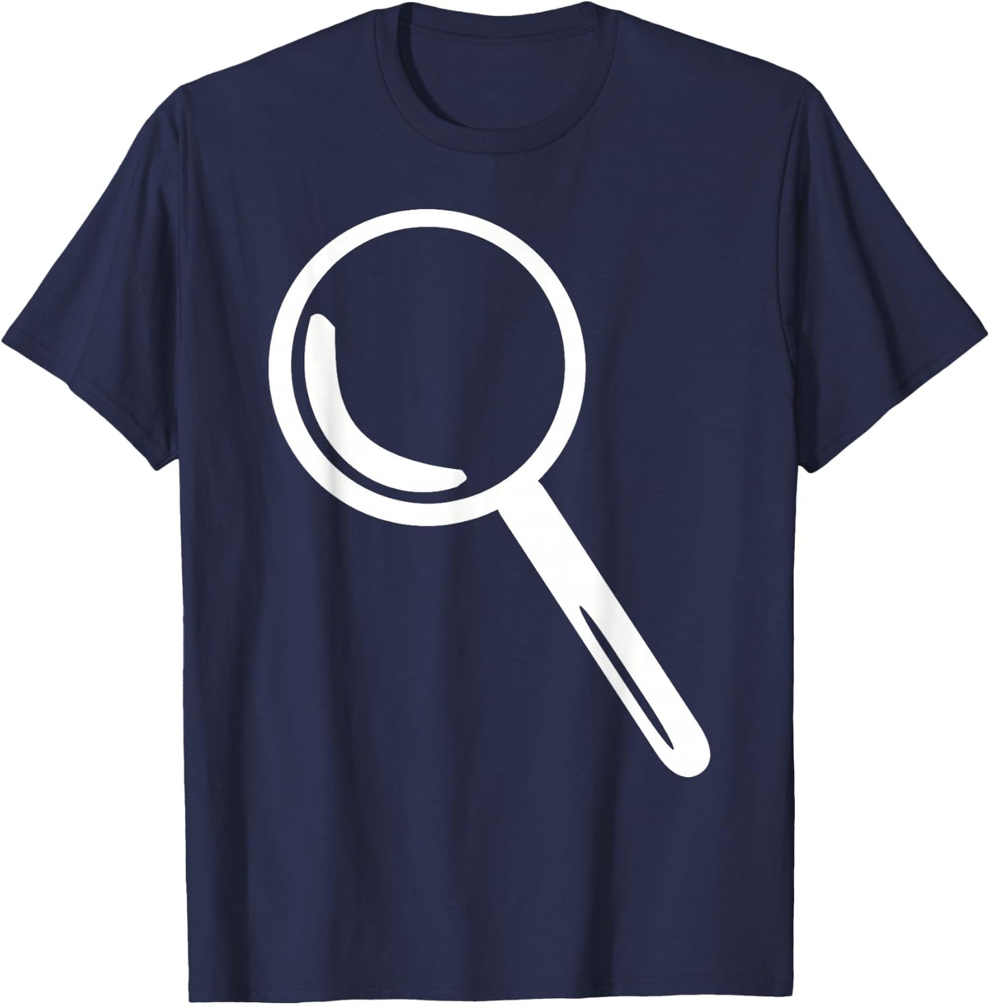 Magnifying glass T-Shirt - T-Shirt | Navy
