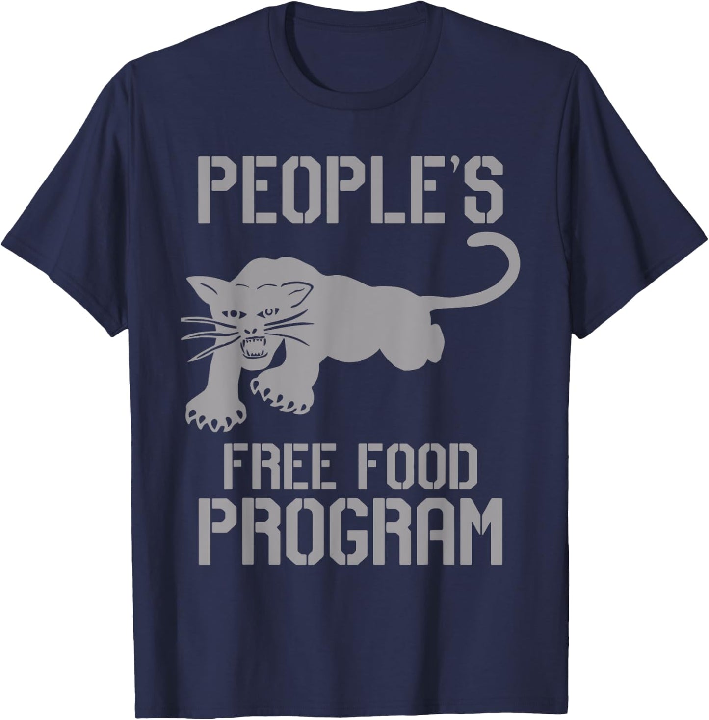 People's Free Food Program T shirt T-Shirt - T-Shirt | Navy