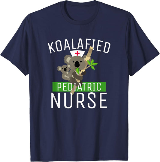 Koalafied Pediatric Nurse T-Shirt - T-Shirt | Navy