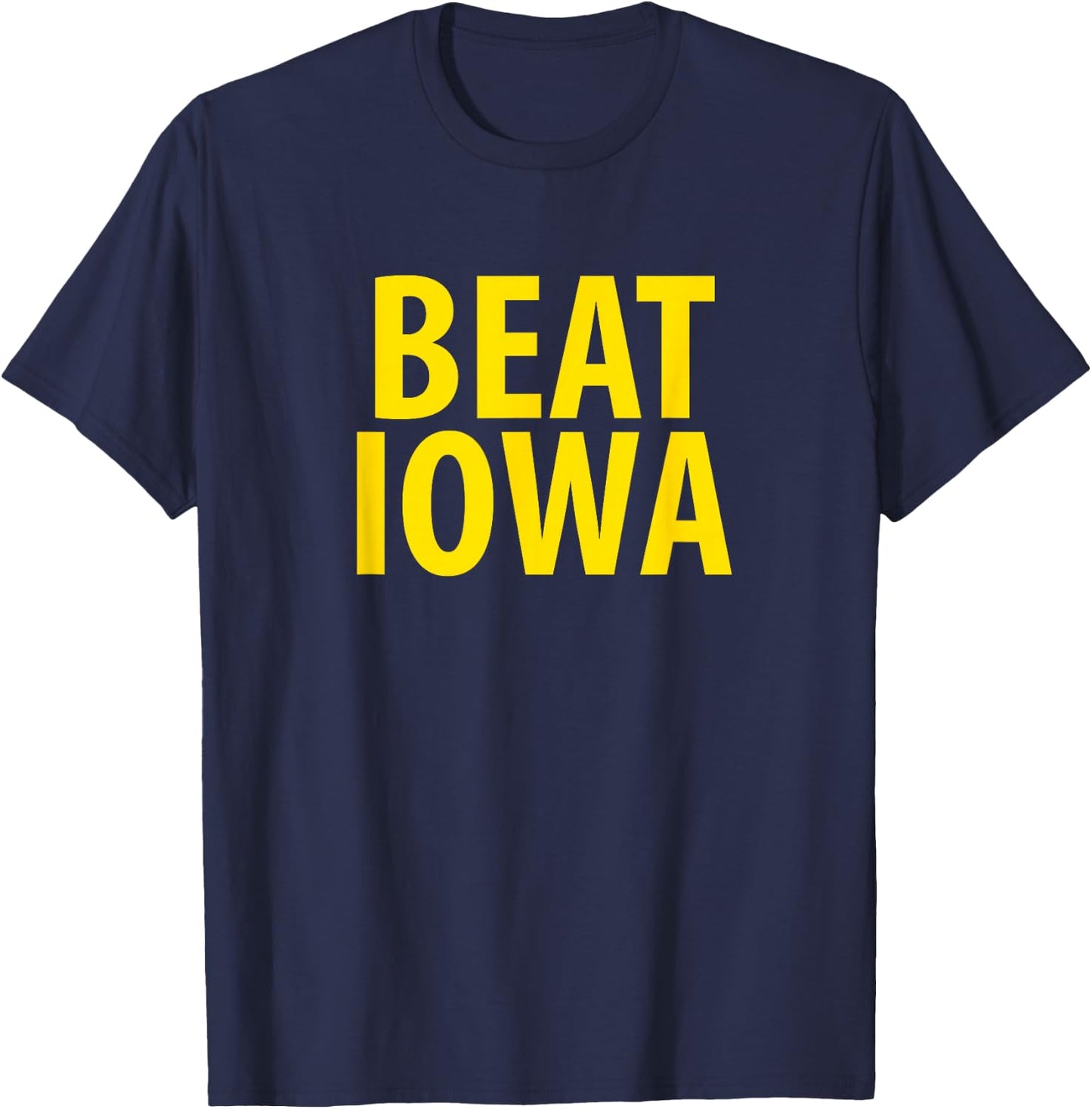 Official Beat Iowa House Divided State of IA T-Shirt - T-Shirt | Navy