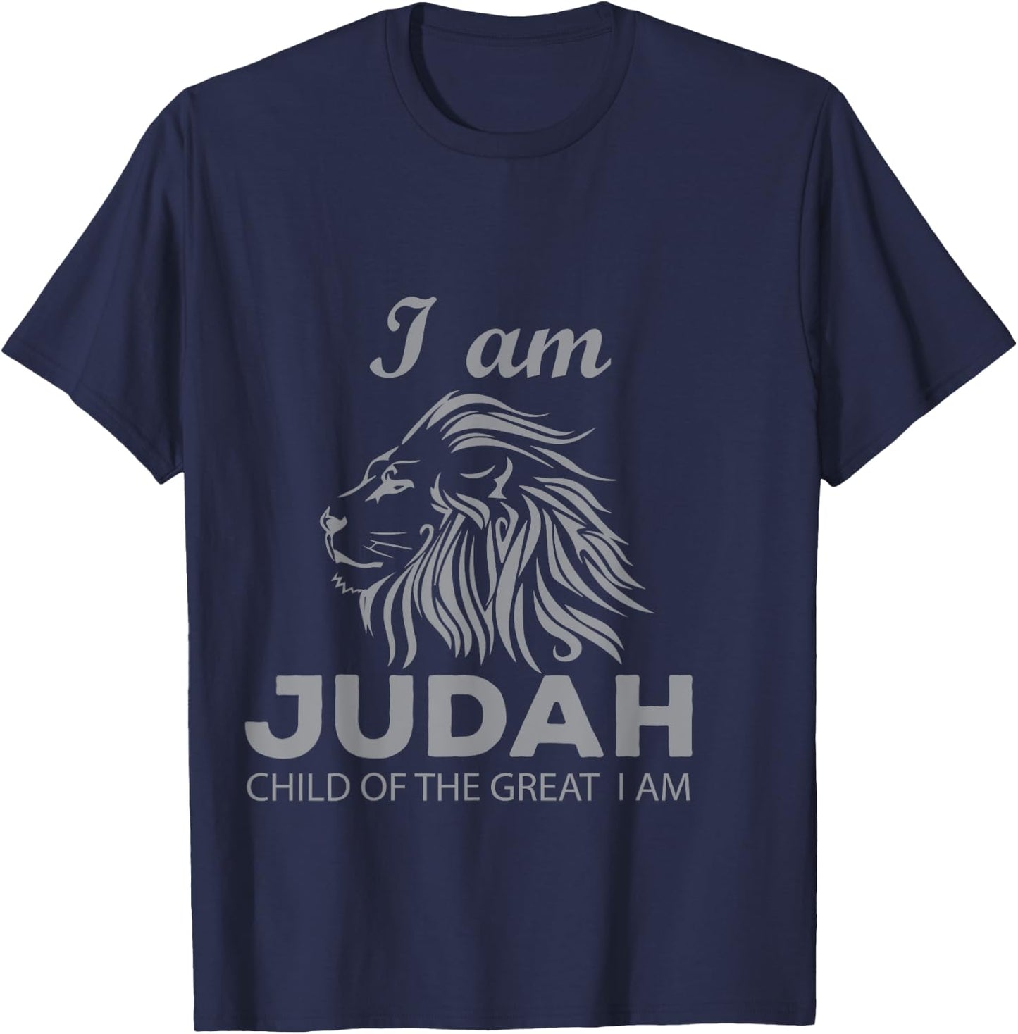 Hebrew Israelite Clothing I Am Judah Lion Child T-Shirt - T-Shirt | Navy