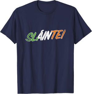 Irish Slainte T Shirt T-Shirt - T-Shirt | Navy