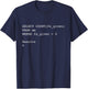 Funny SQL T-Shirt - T-Shirt | Navy