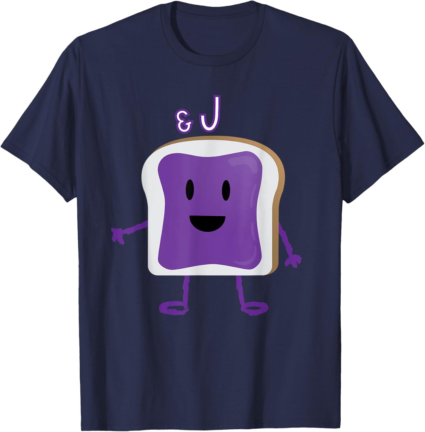 PB&J Jelly Halloween Matching Couples Costume T-Shirt - T-Shirt | Navy