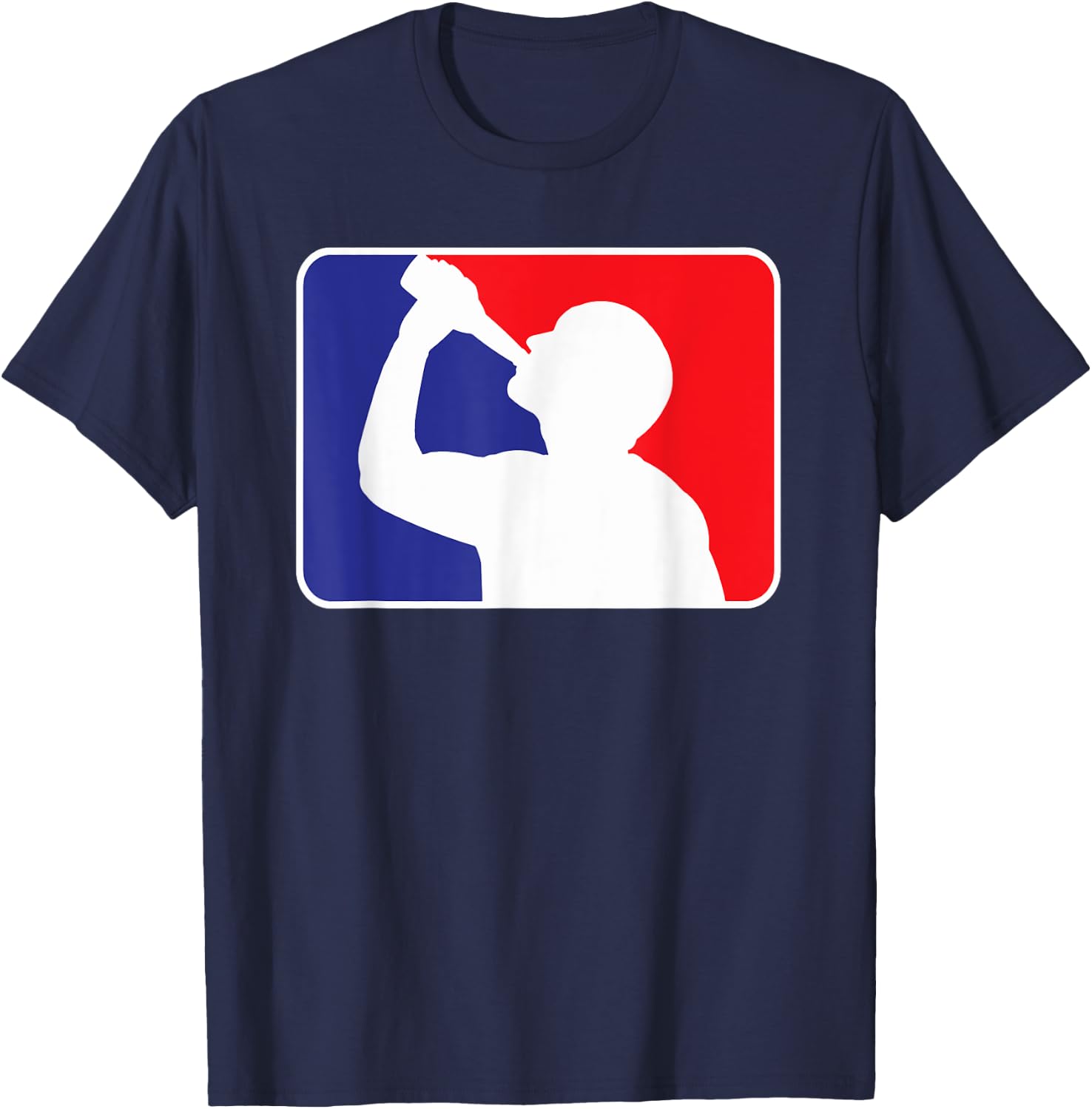 Major League Drinking Shirt. T-Shirt - T-Shirt | Navy