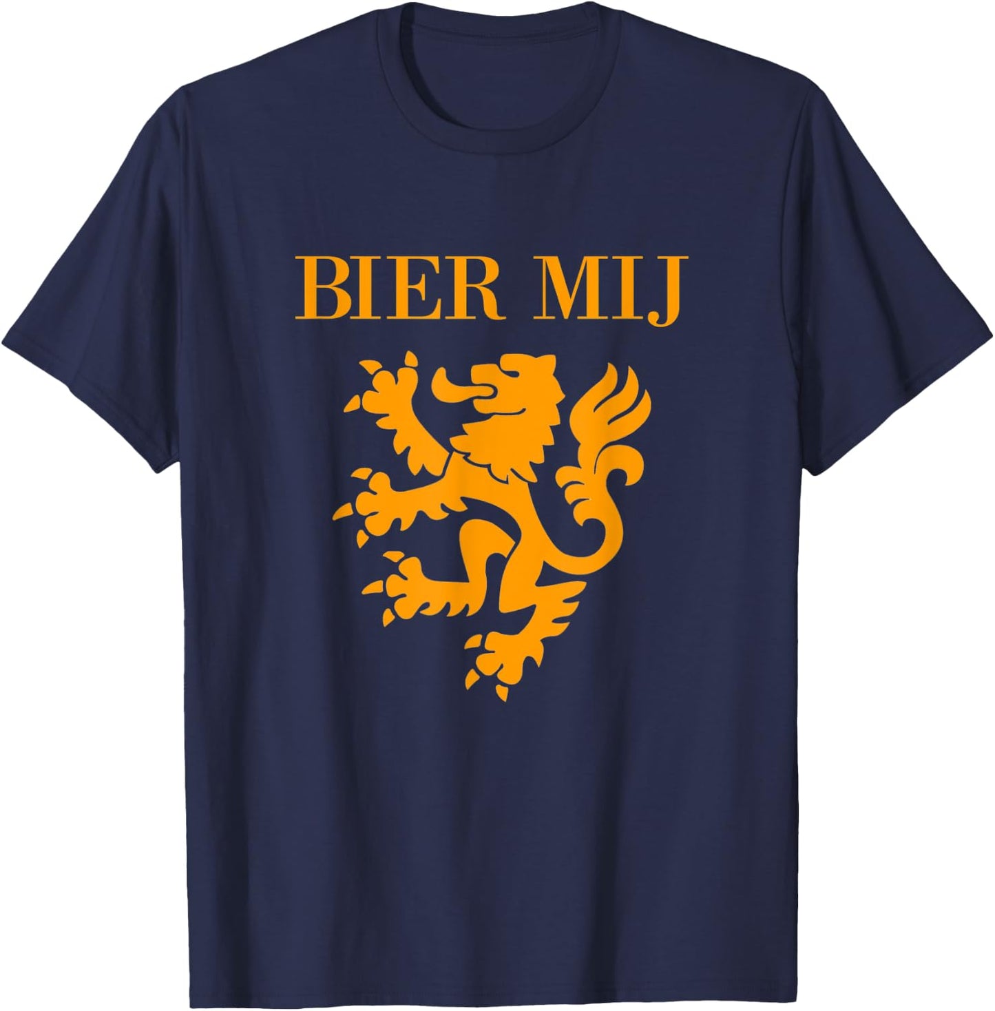 Beer Me In Dutch Hollands Shirt Funny Netherlands Souvenir T-Shirt - T-Shirt | Navy