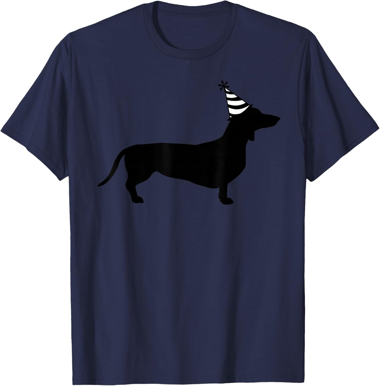 Dachshund Wiener Dog Party T-Shirt - T-Shirt | Navy