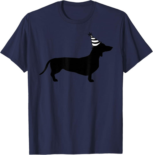 Dachshund Wiener Dog Party T-Shirt - T-Shirt | Navy