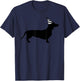 Dachshund Wiener Dog Party T-Shirt - T-Shirt | Navy
