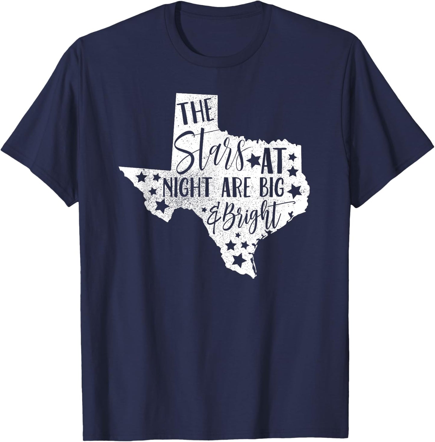 The stars are big and bright at night T-Shirt - T-Shirt | Navy