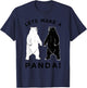 Lets Make A Panda , Funny Bear Graphic T-Shirt - T-Shirt | Navy