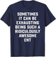 Awesome ENT Sarcastic Funny Saying Otolaryngologist Gift T-Shirt - T-Shirt | Navy