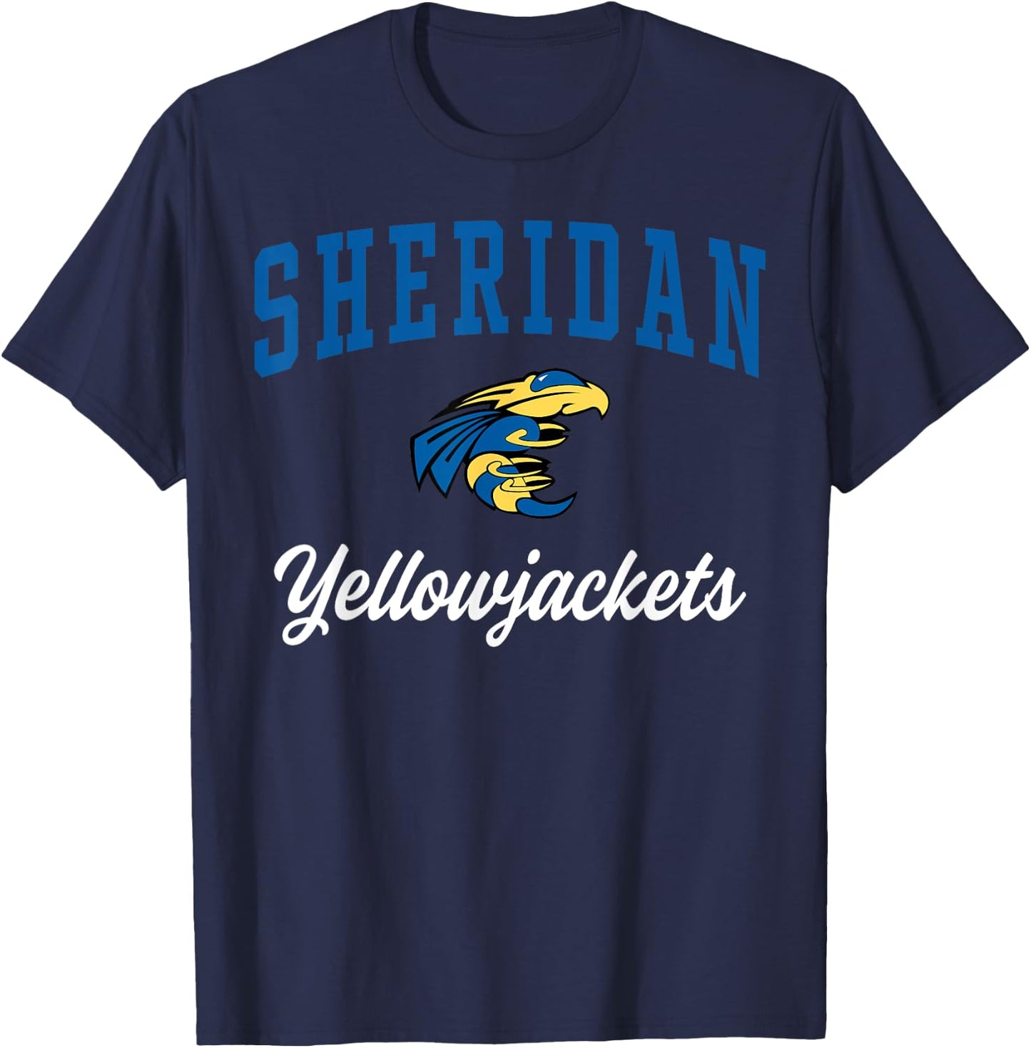 Sheridan High School Yellowjackets C3 T-Shirt - T-Shirt | Navy