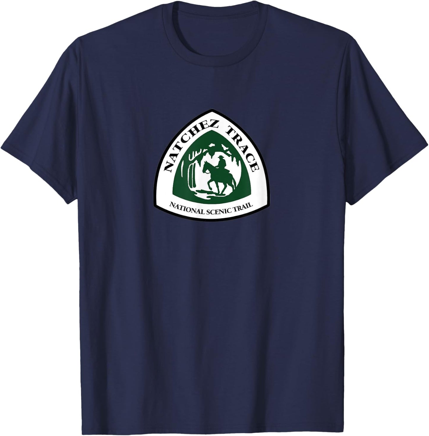 National Scenic Trail Shirt - Natchez Trace Trail T-Shirt - T-Shirt | Navy