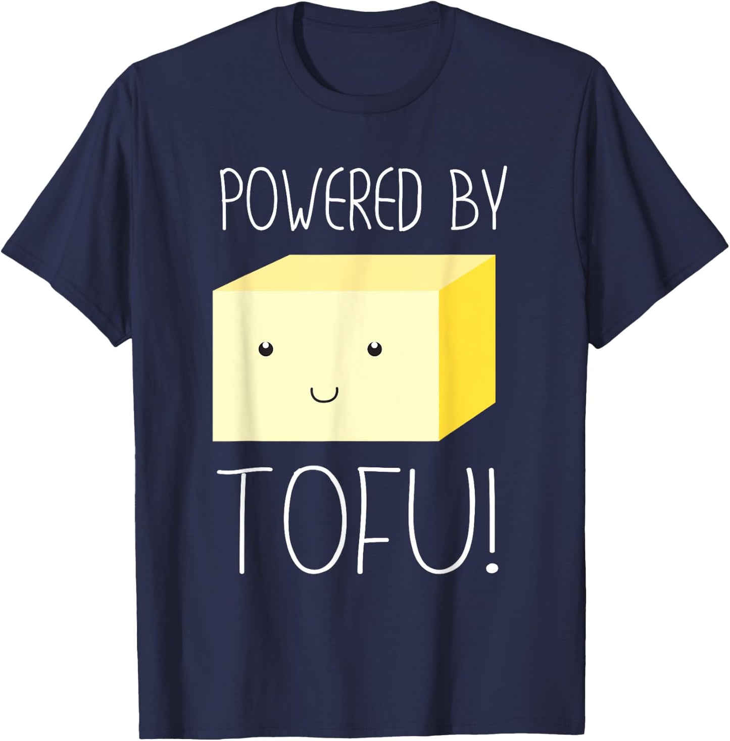 Powered by tofu T-Shirt - T-Shirt | Navy