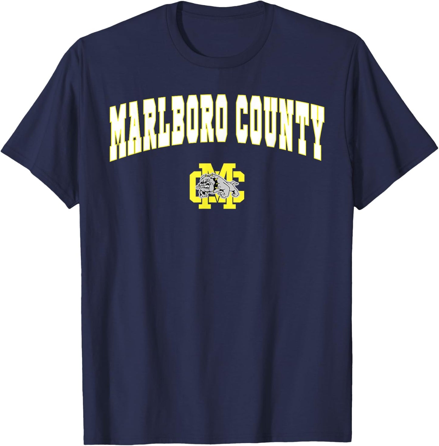 Marlboro County High School Bulldogs T-Shirt - T-Shirt | Navy