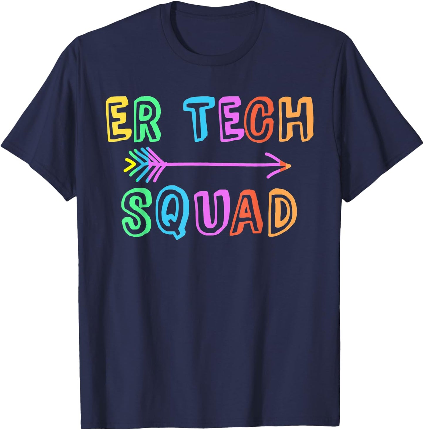 ER Tech Team Emergency Room Technical Crew T-Shirt - T-Shirt | Navy