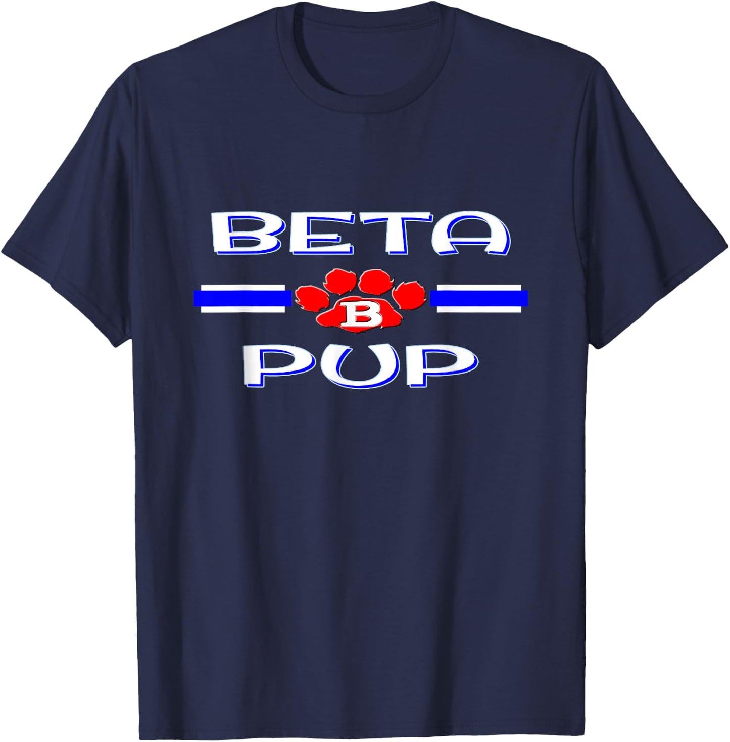 Gay Beta Pup Play Shirt | BDSM Gear Puppy Fetish Kink T-Shirt - T-Shirt | Navy