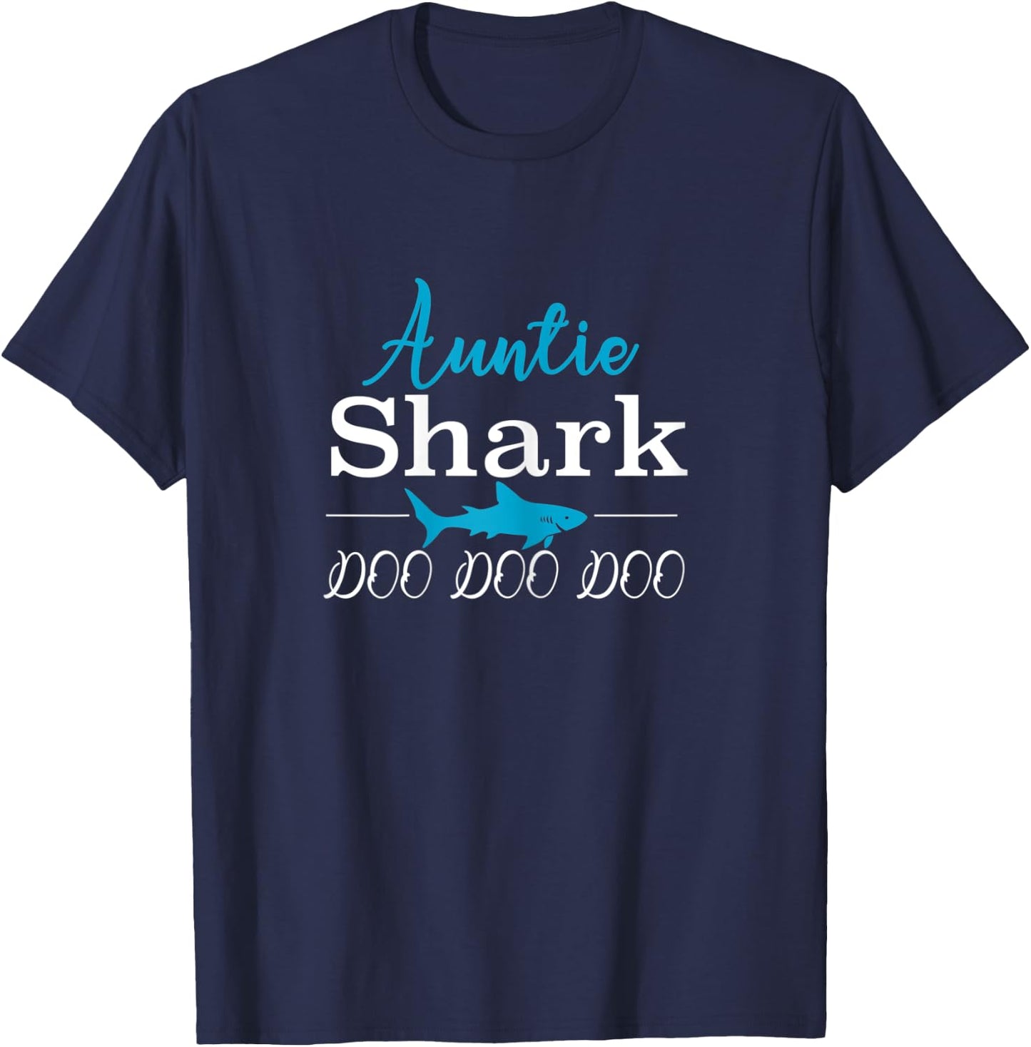 Auntie shark T-Shirt - T-Shirt | Navy