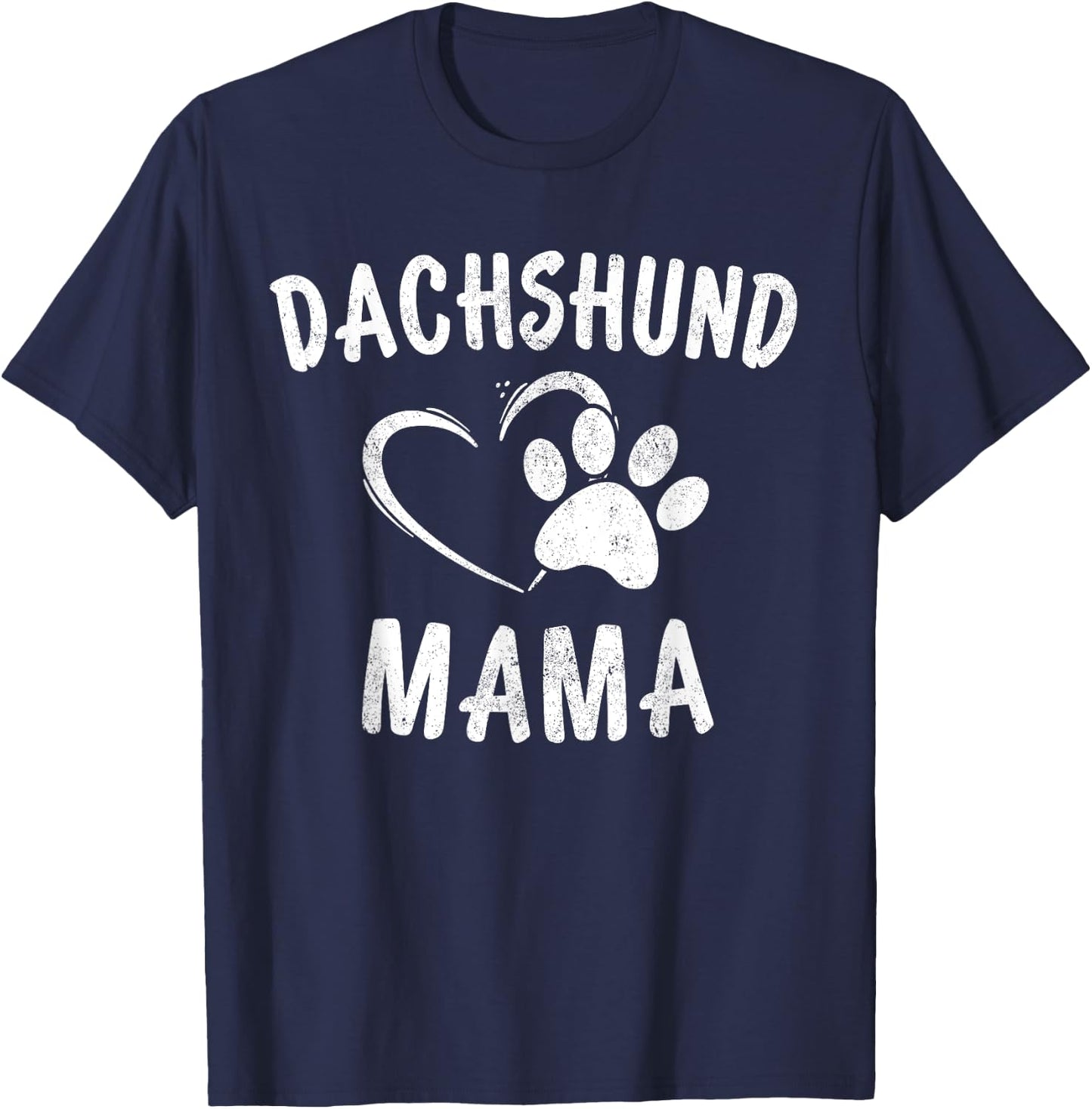 Dachshund Mama Gift Pet Weenie Lover Apparel Dog Doxie Mom T-Shirt - T-Shirt | Navy