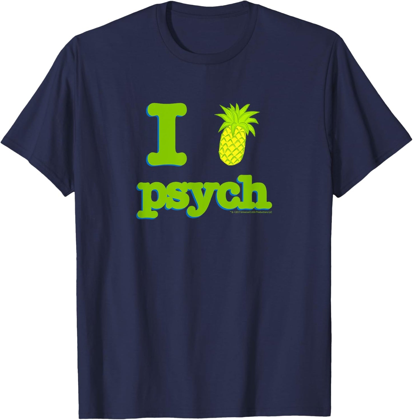 Psych I Love Psych T-Shirt - T-Shirt | Navy