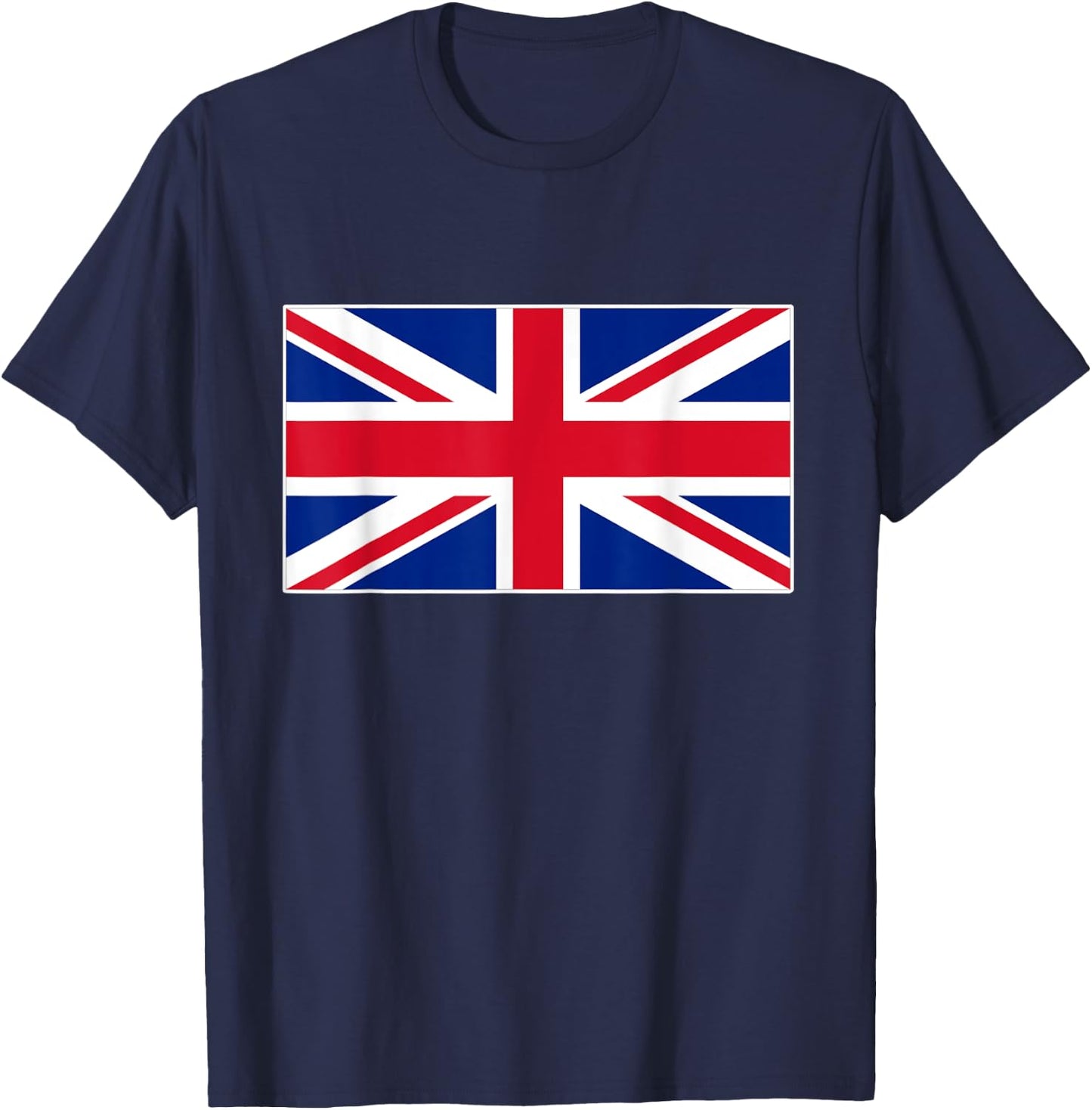 Flag United Kingdom Union Jack British Flags Top T-Shirt - T-Shirt | Navy