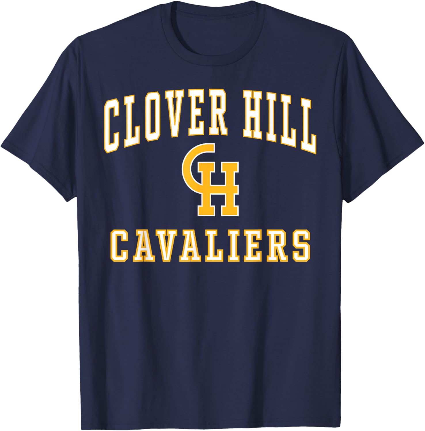 Clover Hill High School Cavaliers C1 T-Shirt - T-Shirt | Navy