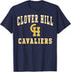 Clover Hill High School Cavaliers C1 T-Shirt - T-Shirt | Navy