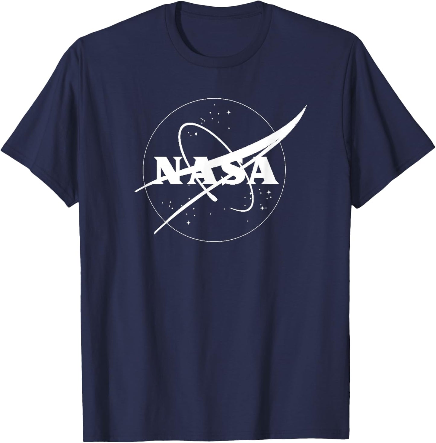 One Color NASA Insignia Logo T-Shirt - T-Shirt | Navy