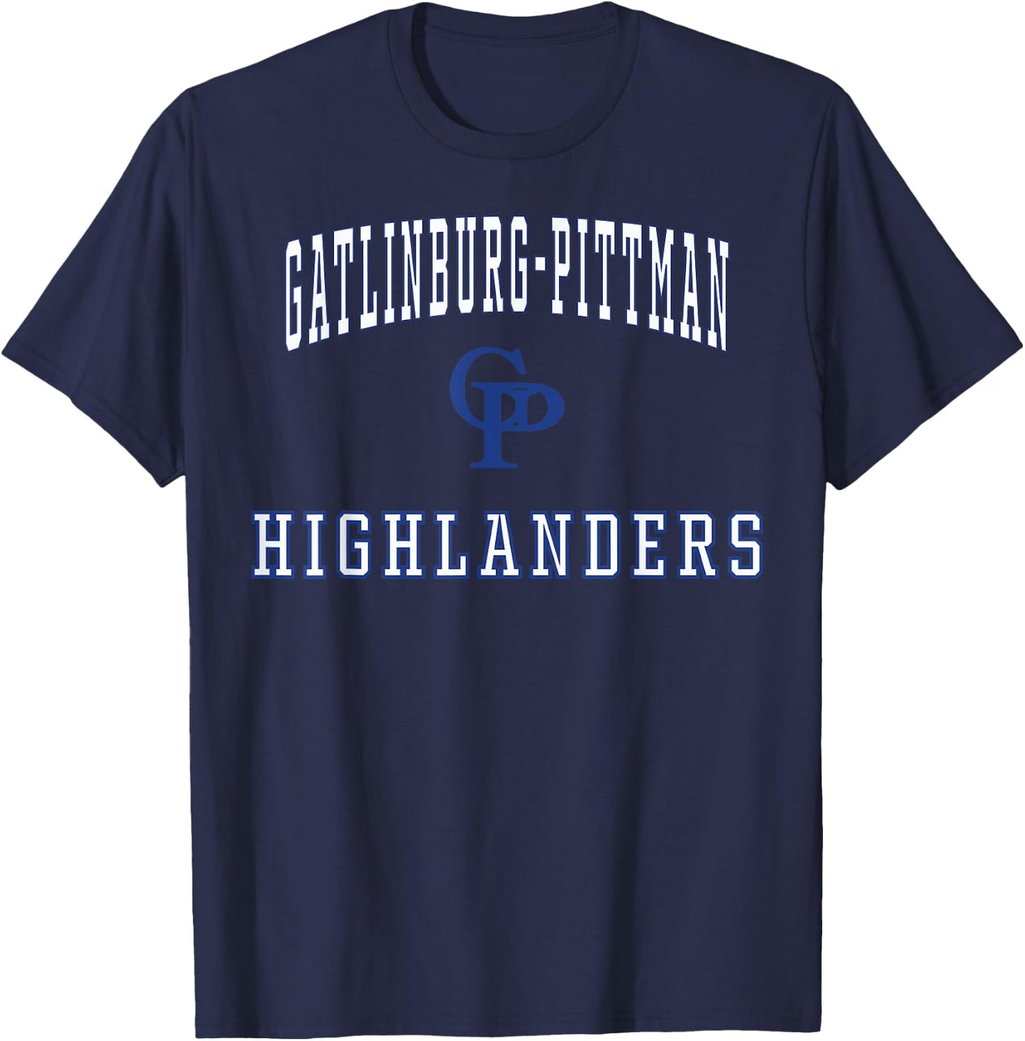 Gatlinburg-Pittman High School Highlanders C1 T-Shirt - T-Shirt | Navy