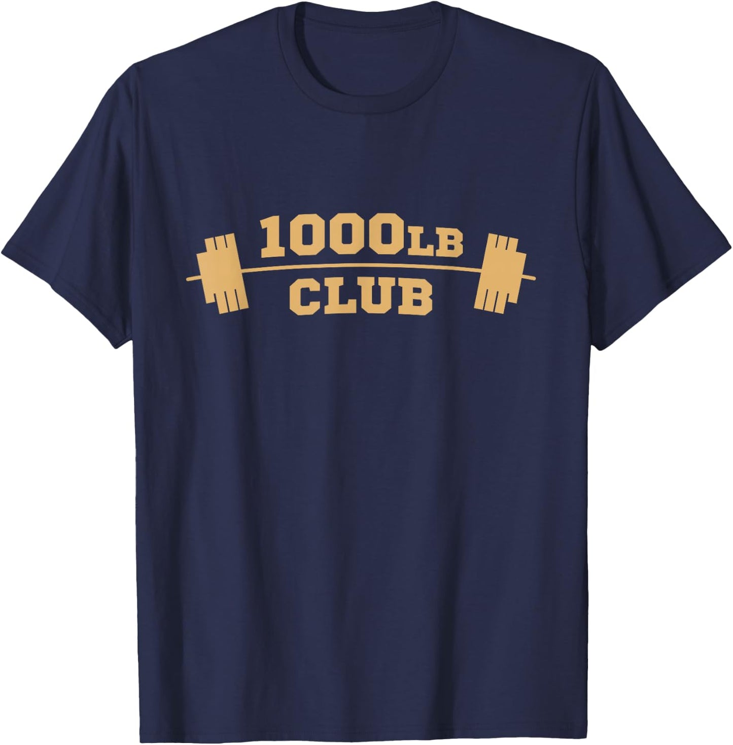1000lb Club Weightlifting - Strong Powerlifting T-Shirt - T-Shirt | Navy