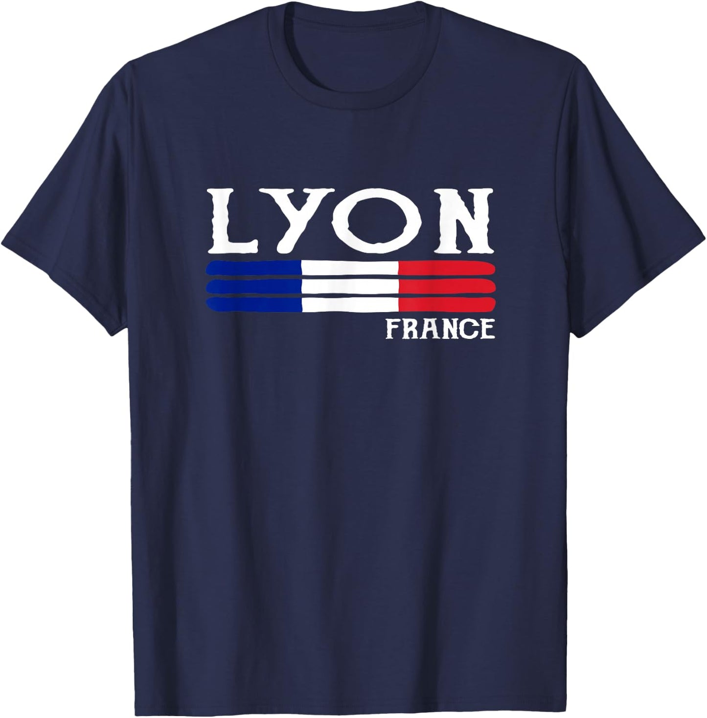 Lyon France T-Shirt - T-Shirt | Navy