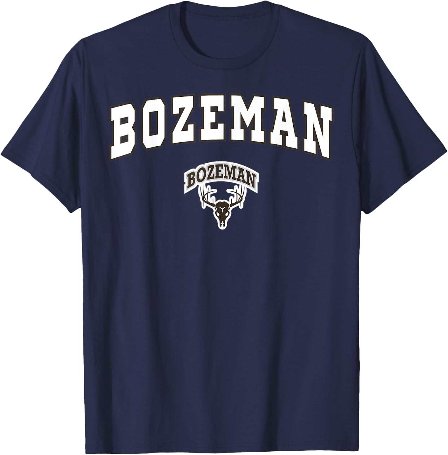 Bozeman High School Bucks C2 T-Shirt - T-Shirt | Navy