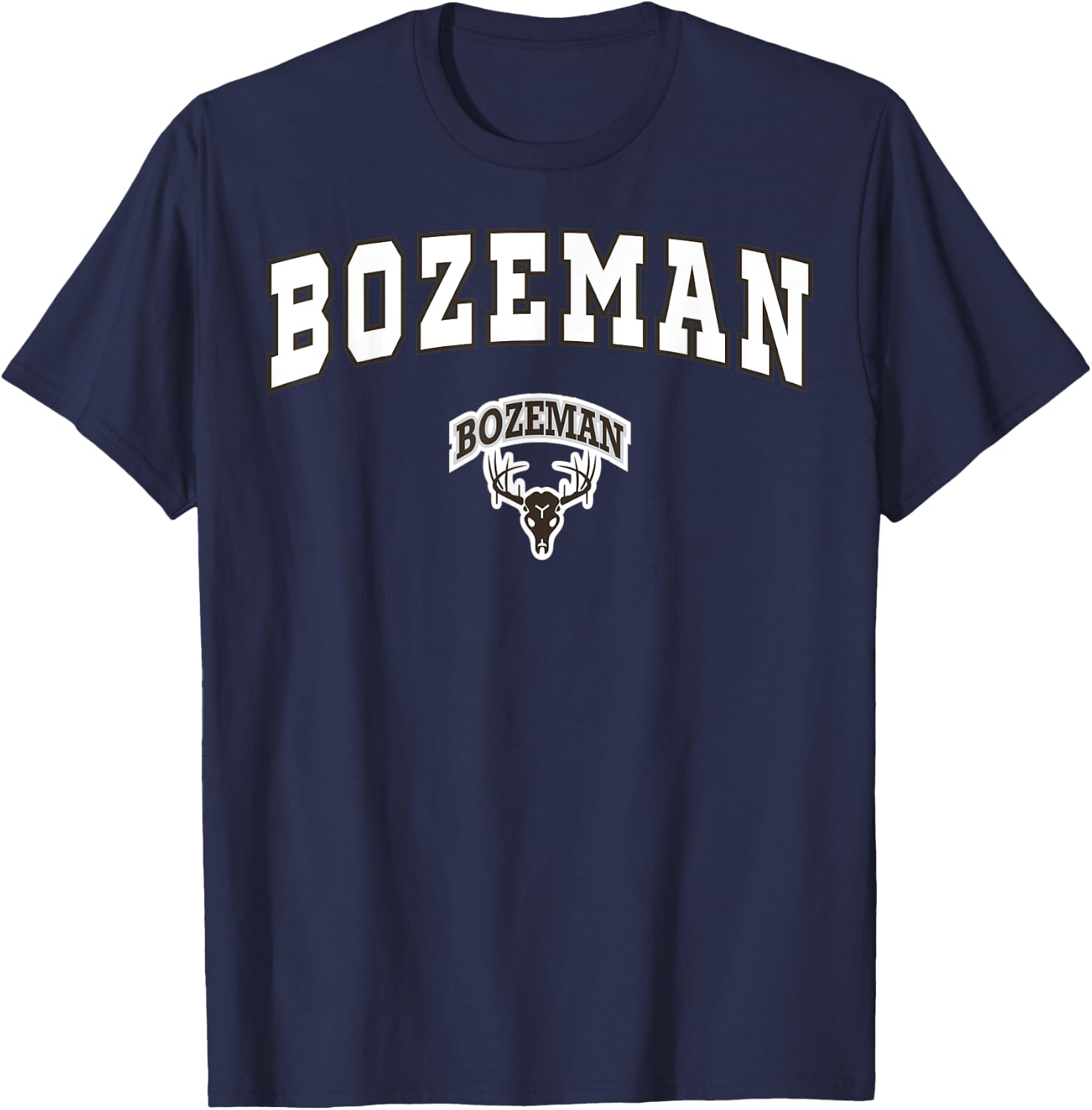 Bozeman High School Bucks C2 T-Shirt - T-Shirt | Navy