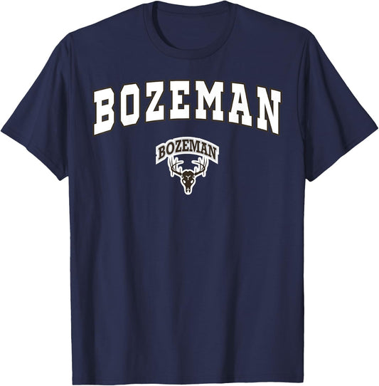 Bozeman High School Bucks C2 T-Shirt - T-Shirt | Navy