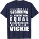 Name Vickie First Name Gifts - Funny Personalized Gift T-Shirt - T-Shirt | Navy