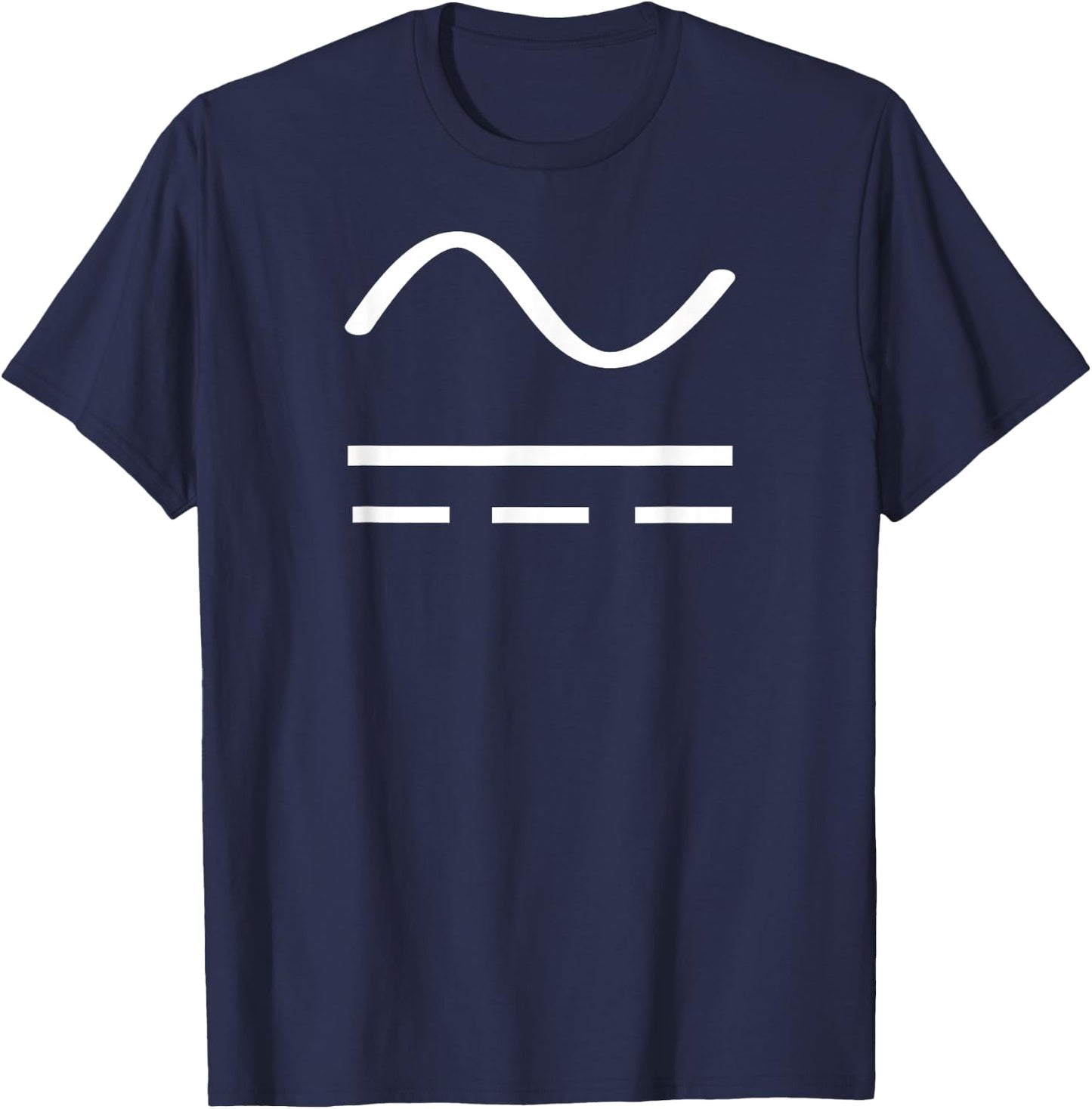 Funny Electrician Design Electrical AC or DC Current T-Shirt - T-Shirt | Navy