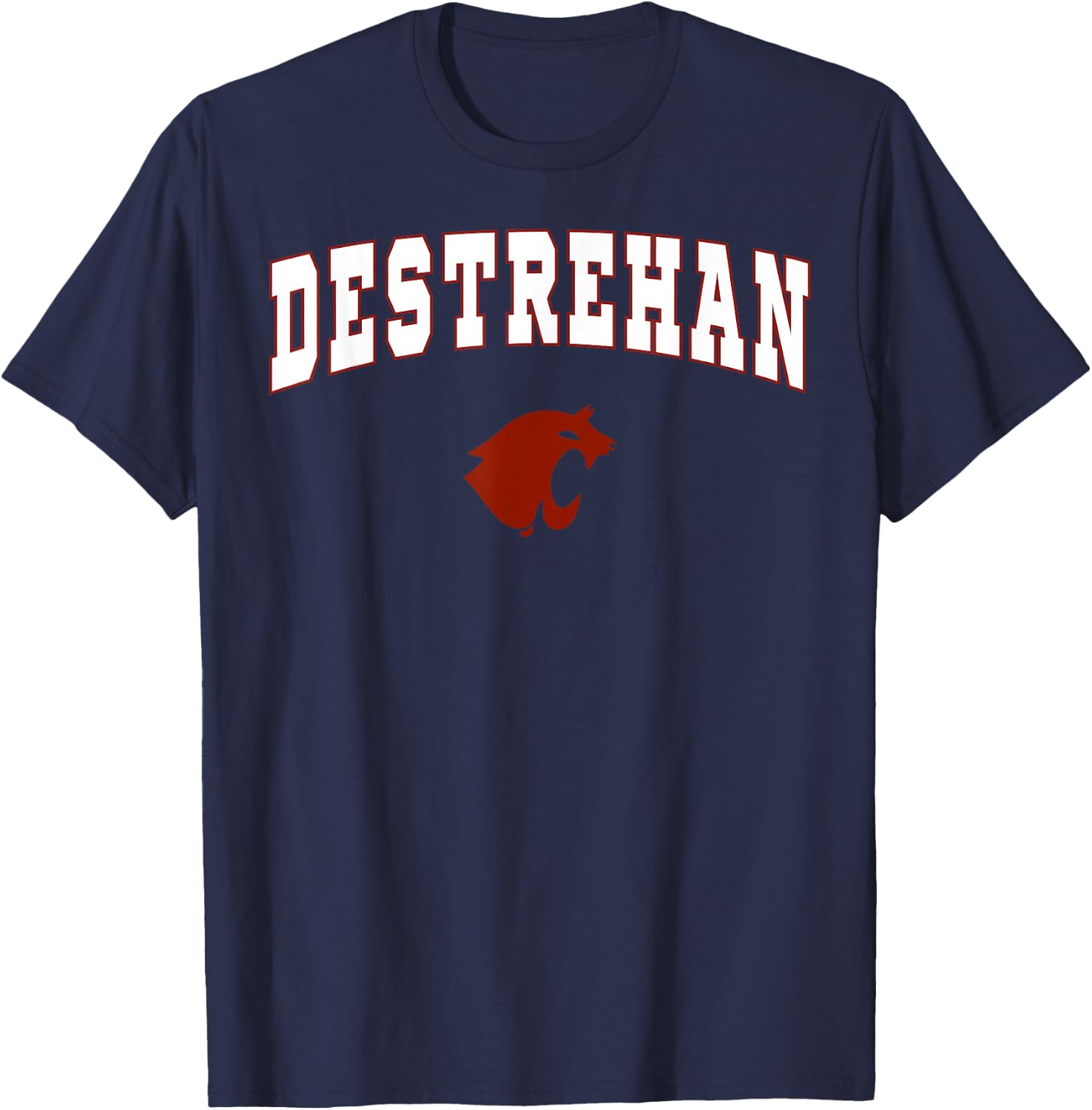 Destrehan High School Wildcats C2 T-Shirt - T-Shirt | Navy