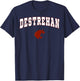 Destrehan High School Wildcats C2 T-Shirt - T-Shirt | Navy