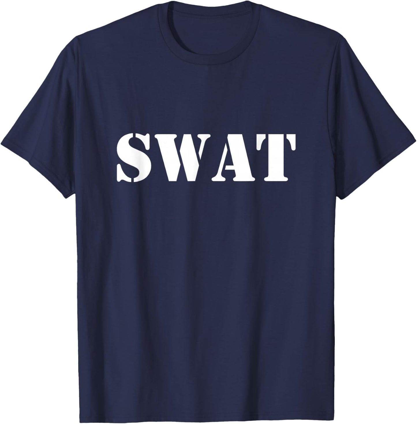 SWAT Team Fun Police Costume for Adults and Kids T-Shirt - T-Shirt | Navy