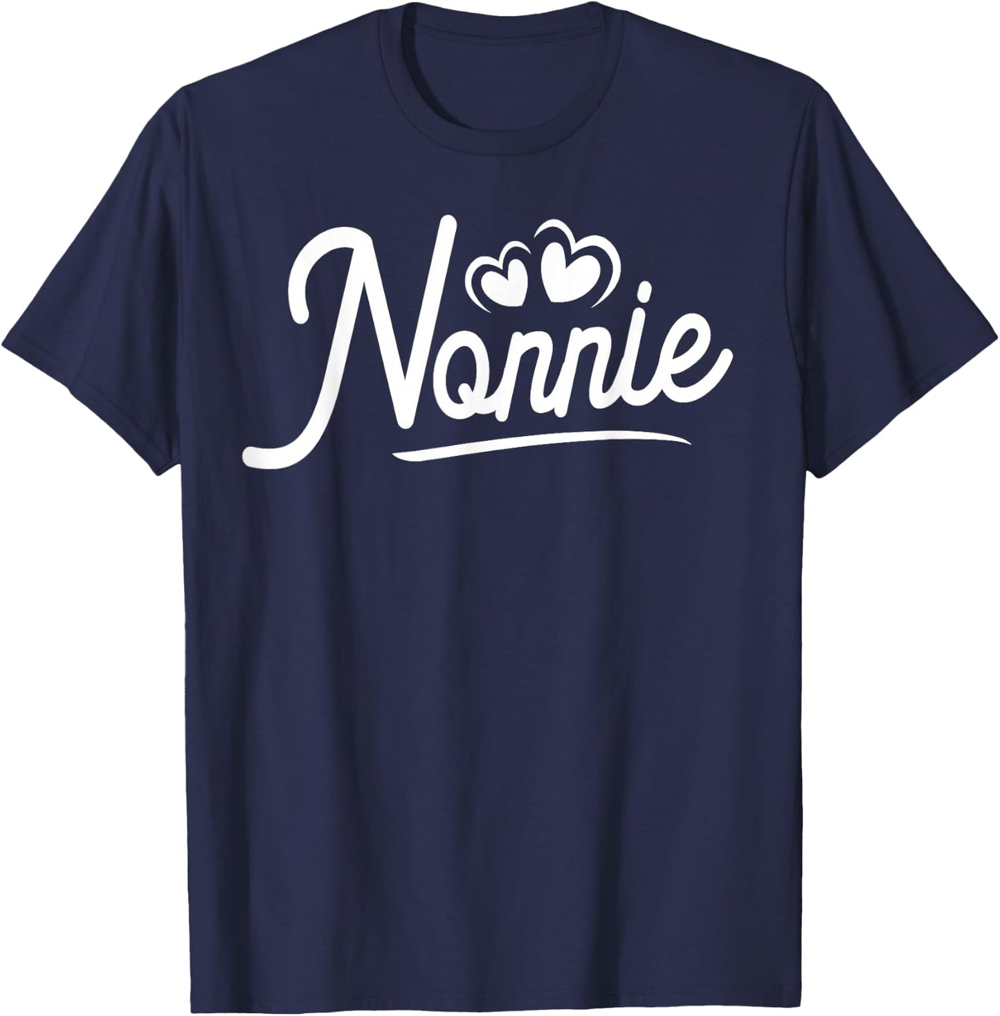 Nonnie Shirts Nonnie Birthday Gifts Cute Nonnie T-Shirt - T-Shirt | Navy