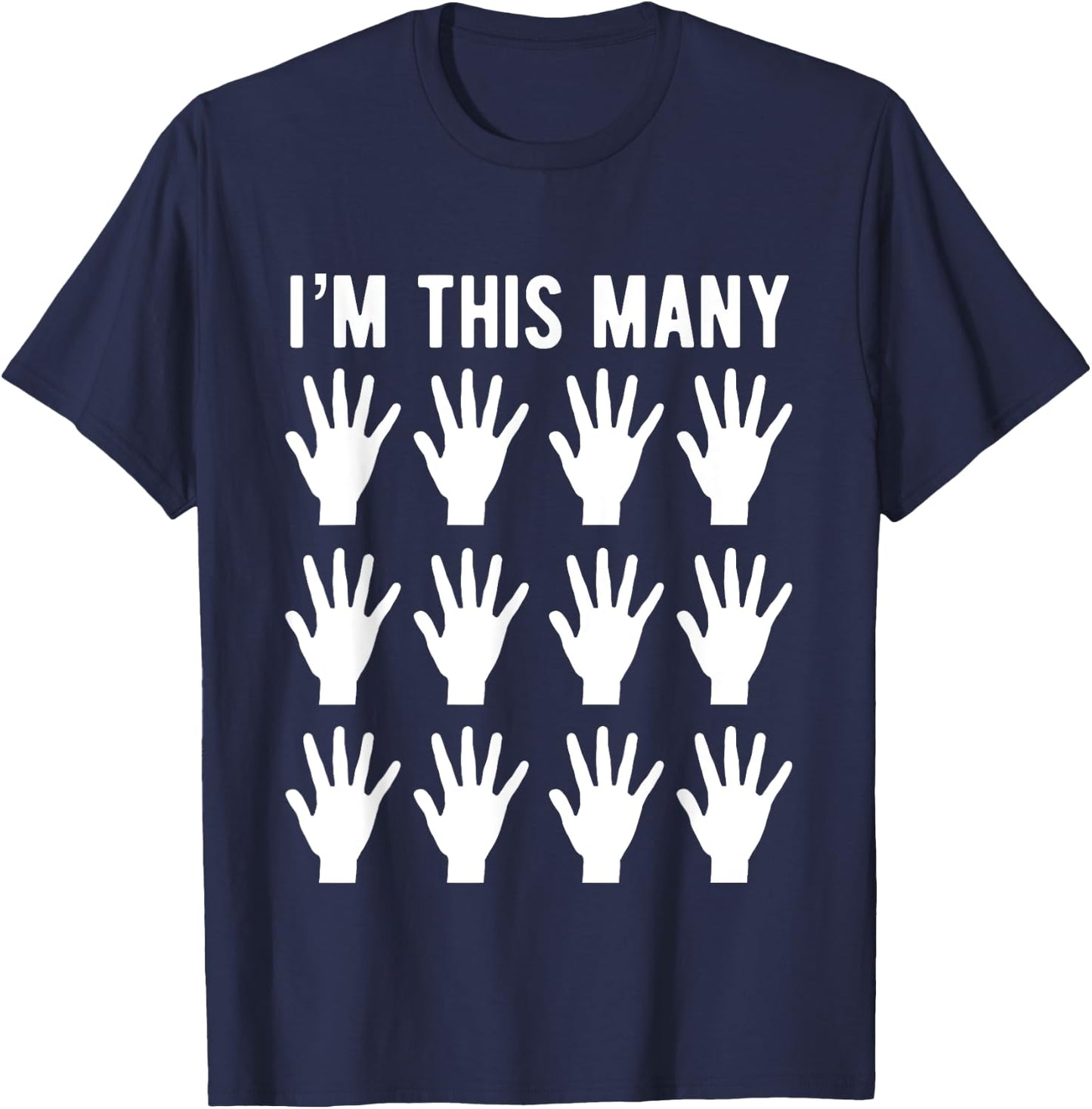Funny 60th Birthday | Gift 60 Year Old | This Many T-Shirt - T-Shirt | Navy