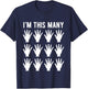 Funny 60th Birthday | Gift 60 Year Old | This Many T-Shirt - T-Shirt | Navy