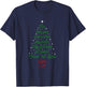 Savior is Born Bible Verse Christmas Tree Holiday Religious T-Shirt - T-Shirt | Navy